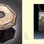 Decorative artifacts displayed on a two-page spread.