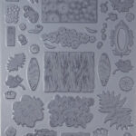 Woodland Chic Texture Sheet - metal clay, polymer clay, mixed media